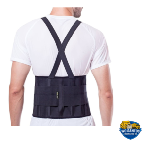 Cinta Lombar com Alças Ajustáveis – Suporte Ortopédico para Trabalho Pesado – Wo dos Santos